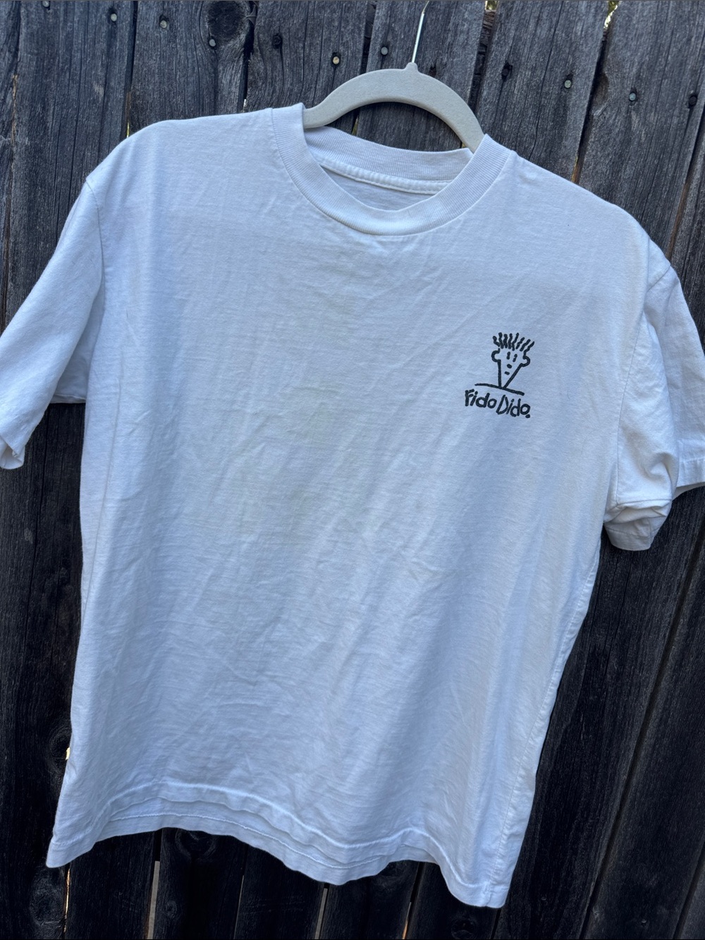 Men's White Graphic Crew Neck T-Shirt